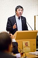 Prof. Joseph Sung delivers a welcome speech.jpg